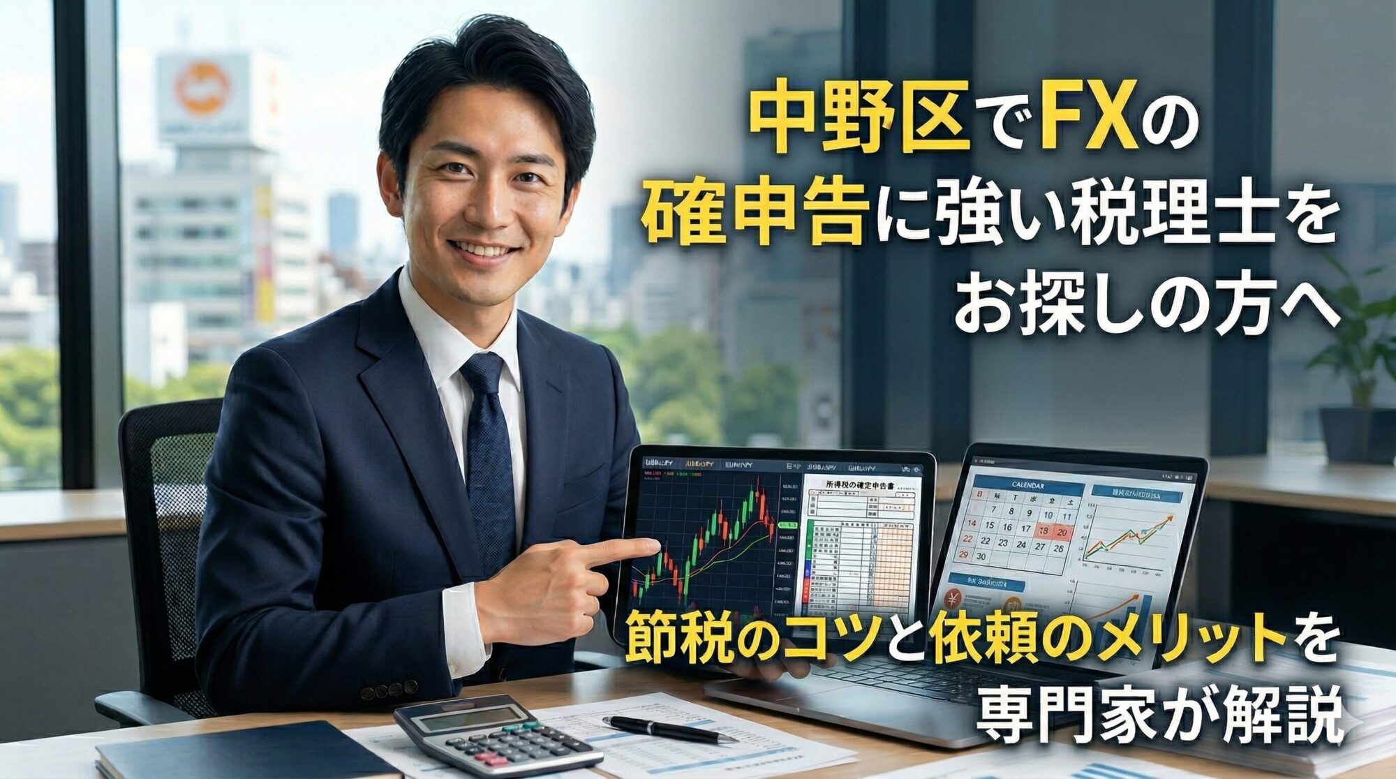 中野区でFXの確定申告に強い税理士をお探しの方へ｜節税のコツと依頼のメリットを専門家が解説